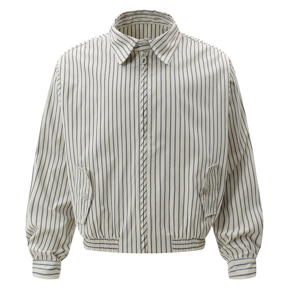 All-matching Turn-down Collar Long Sleeve Thin Jacket