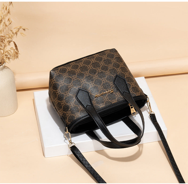 Women's Printed All-matching Bucket Portable Messenger Bag