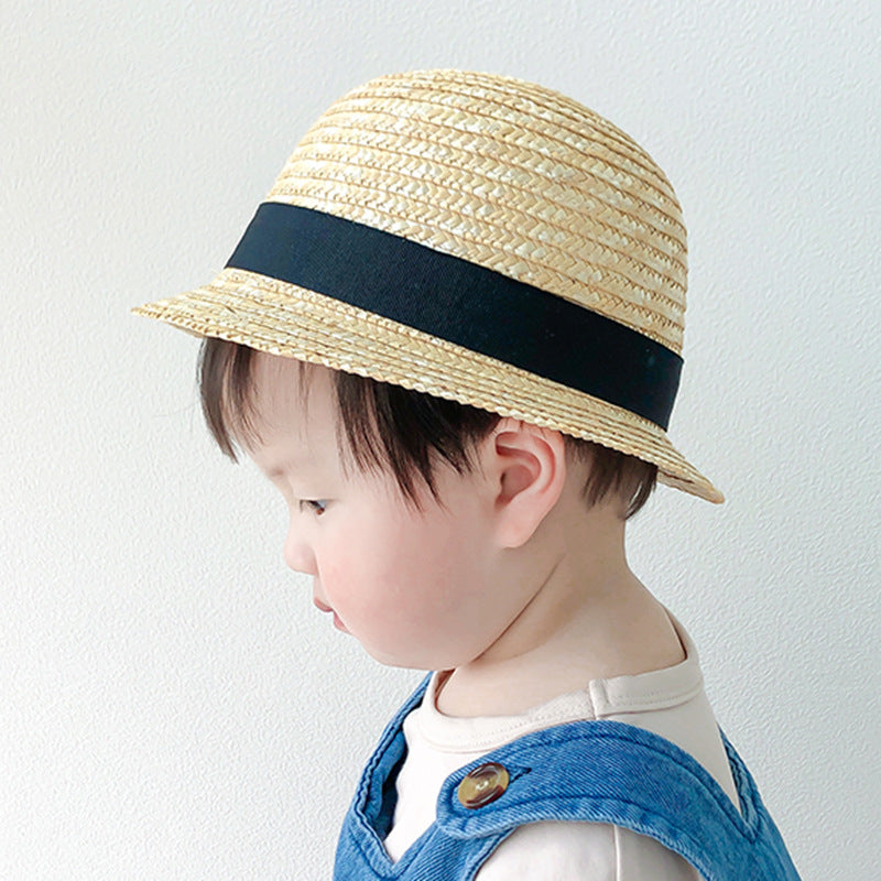 Baby Boy's Cute Japanese Style Straw Hat