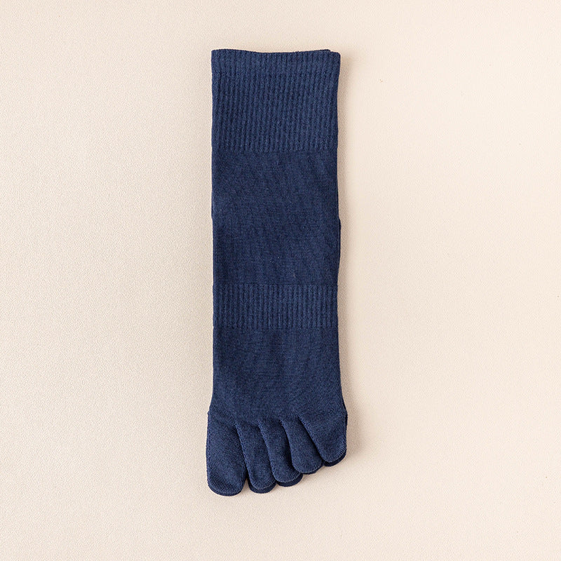 Sweat Absorbing Japanese Solid Five Toe Socks