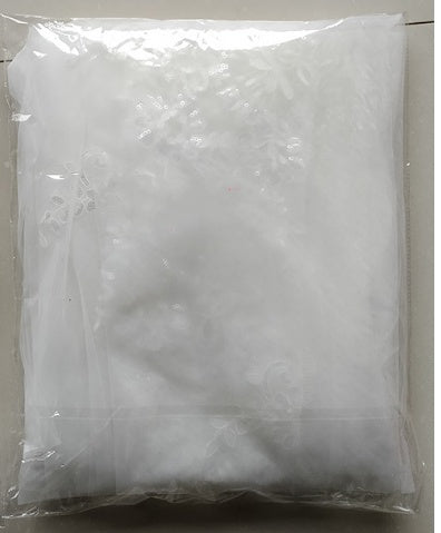 DX9003 China Factory Wholesale Lace Appliqued Bridal Veils Blusher Veils