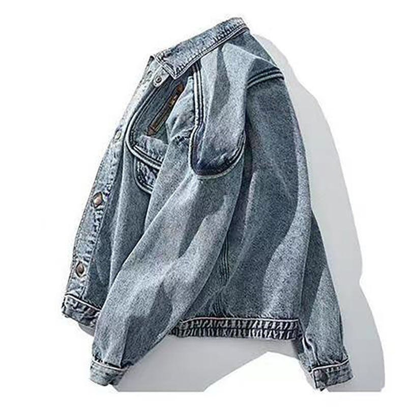 Men's Fashion Personality Multi-pocket Workwear Coat