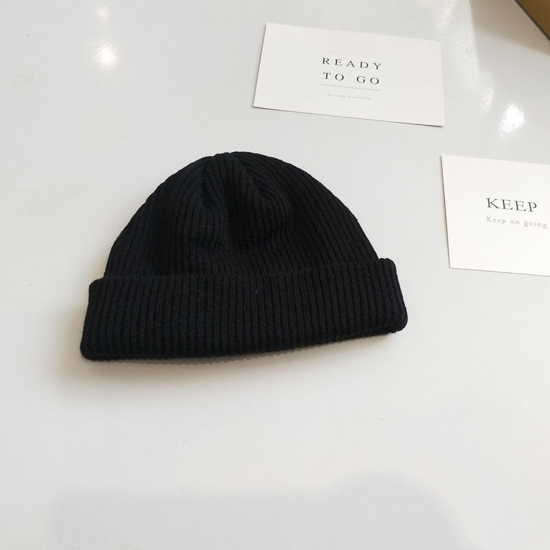 Women's Dome Short Knitted Wool Hat