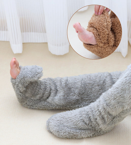 Winter Warm Cold Leg Knee Joint Cold-proof Stockings Home Floor Sleeping Socks
