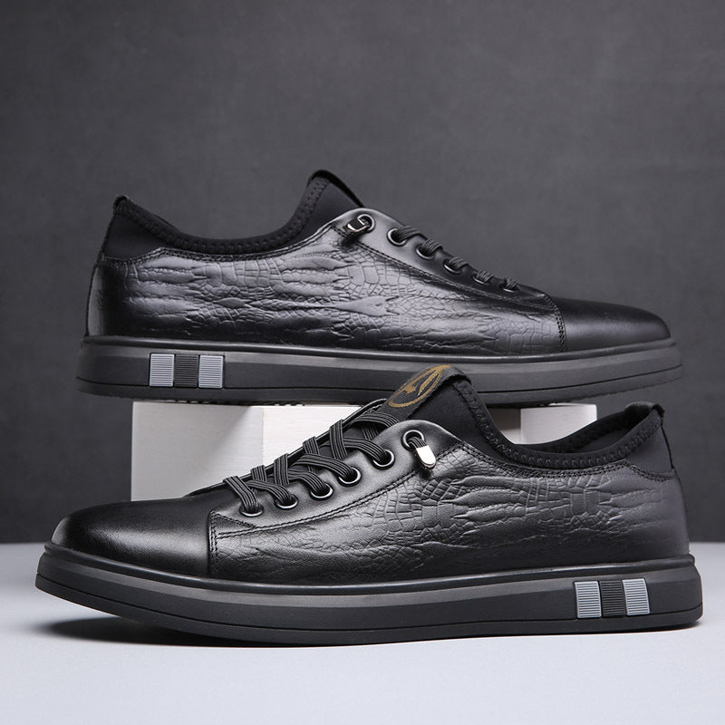 Men's Casual Leather Business Fashion Soft Surface