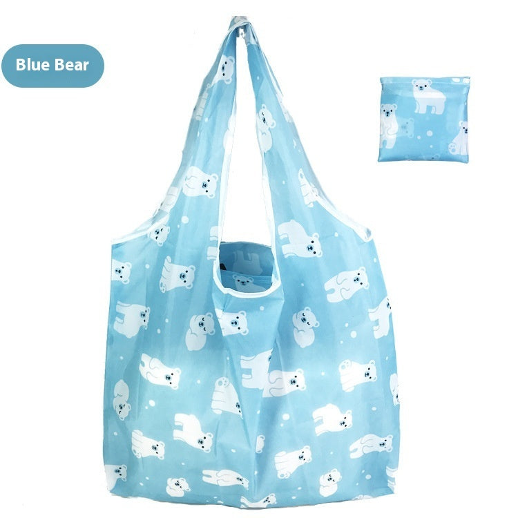 Folding Shopping Cartoon Portable Large Capacity Portable Grocery Bag