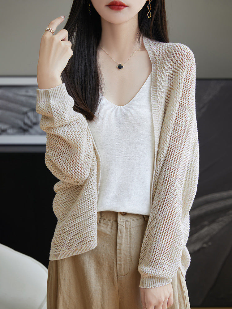 Tencel Hør Batwing-ærme Mesh Inverness Dame