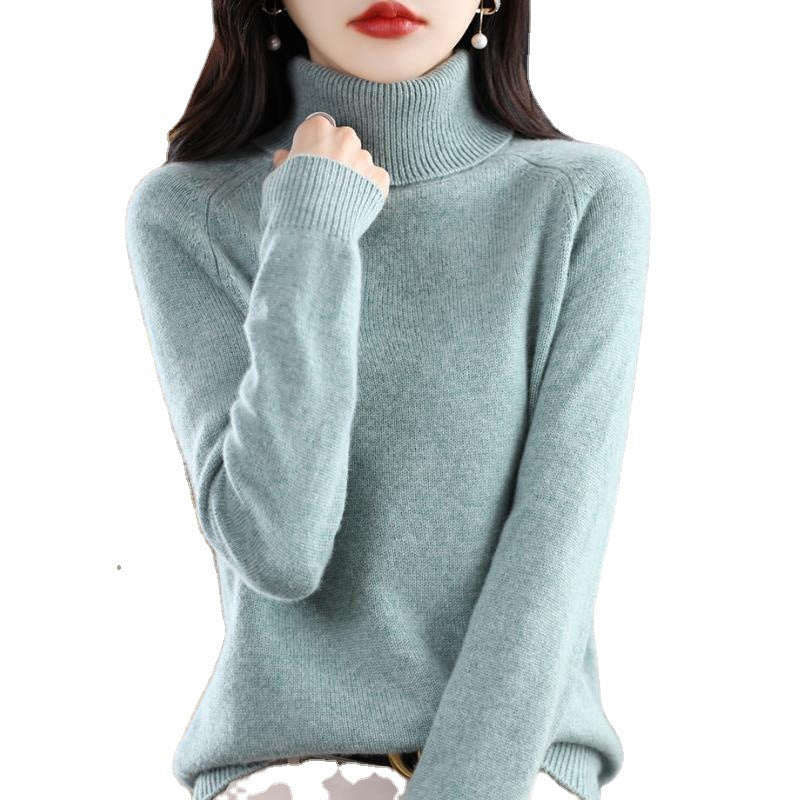 Løs, tyk langærmet sweater til kvinder i store størrelser