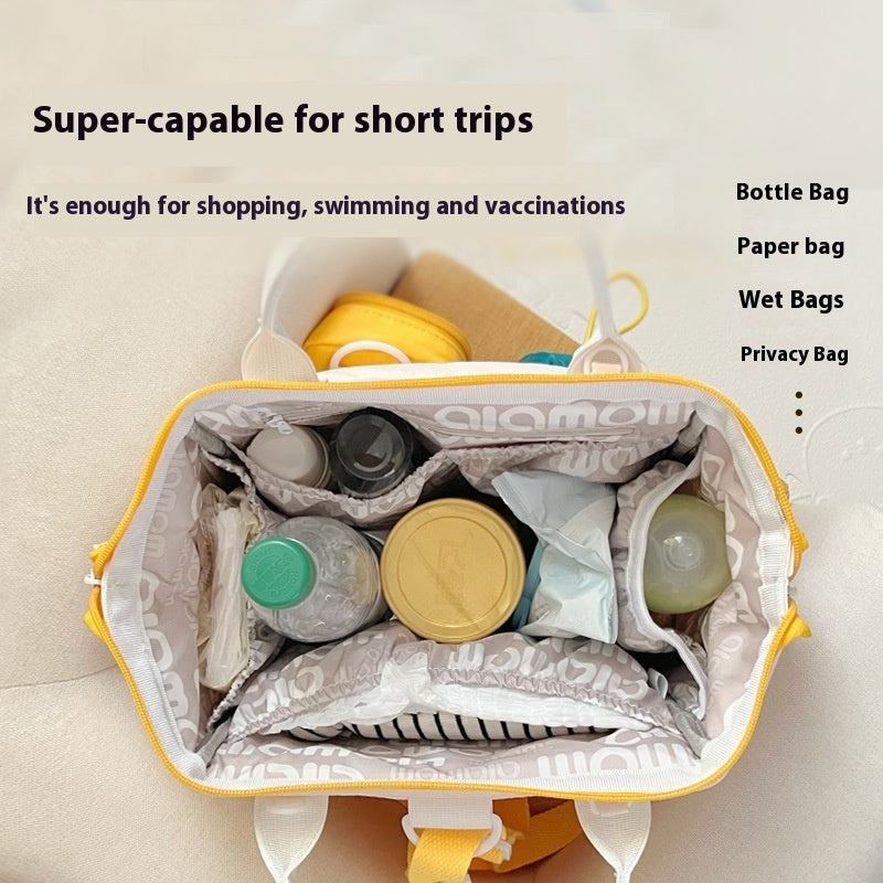 Multifunctional Shoulders And One Shoulder Portable Large Capacity Mother And Baby Go Out Baby Bag