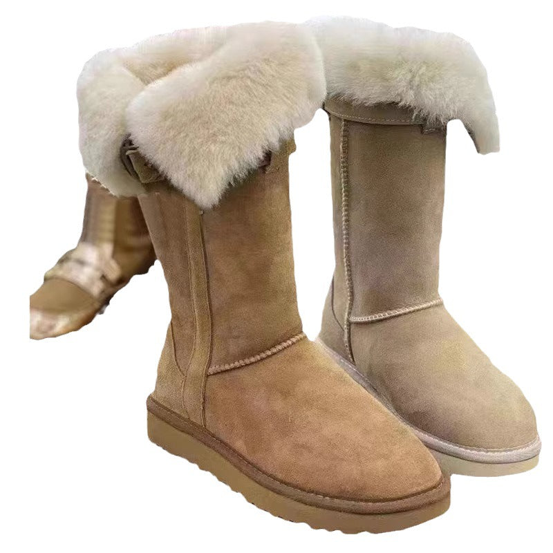 High Tube Warm Fur Female Boots