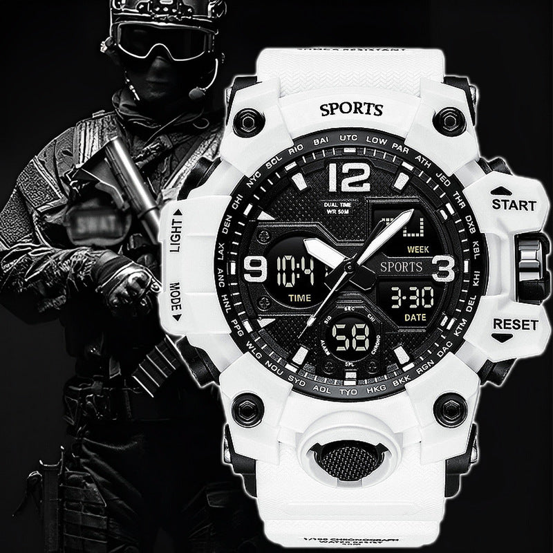 Male Student Multi-functional Youth Leisure Sports Fashion Electronic Watch