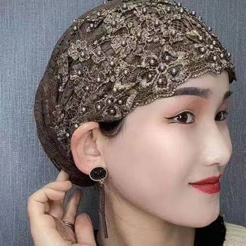 Beaded Cap Scarf Pullover Convenient Toque