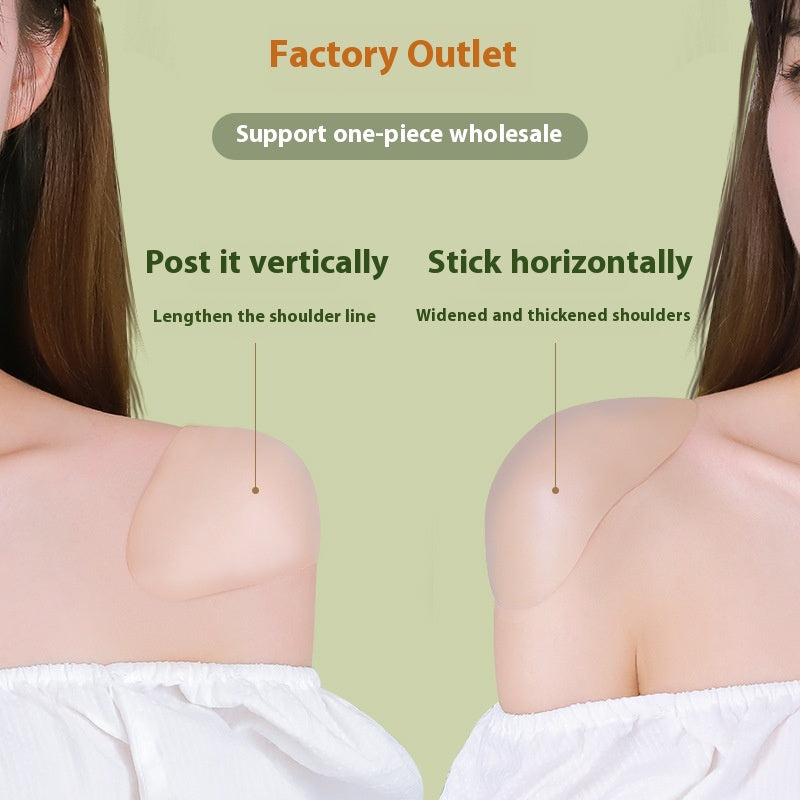 Unisex Invisible Silicone Sponge Shoulder Pad