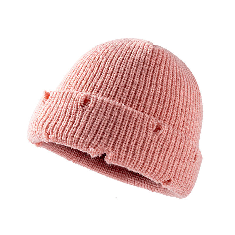 Men's Short Dome Korean Style Knitted Hat