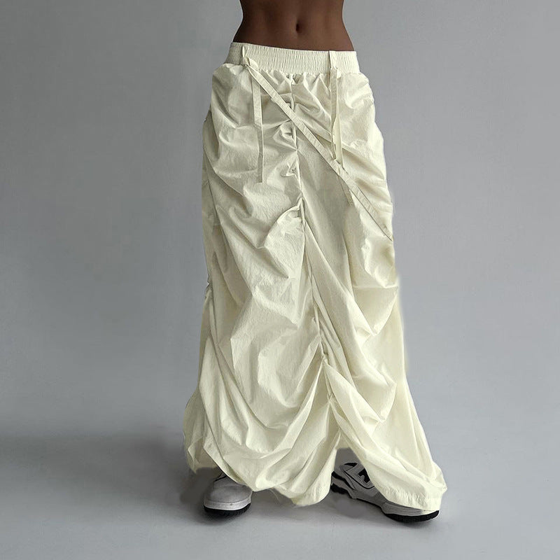 Elegant Slim-fit Pleated Workwear For Skirt Women