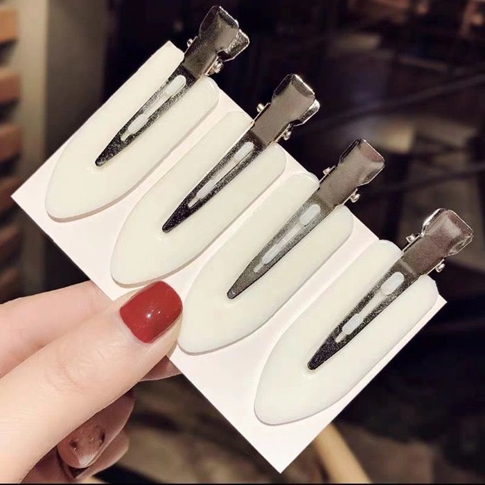 Small Leaf Duckbill Clip DIY Seamless Hair Clip Handmade Material