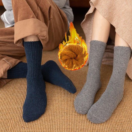 Men's And Women's Fashion Padded Warm Thick Socks