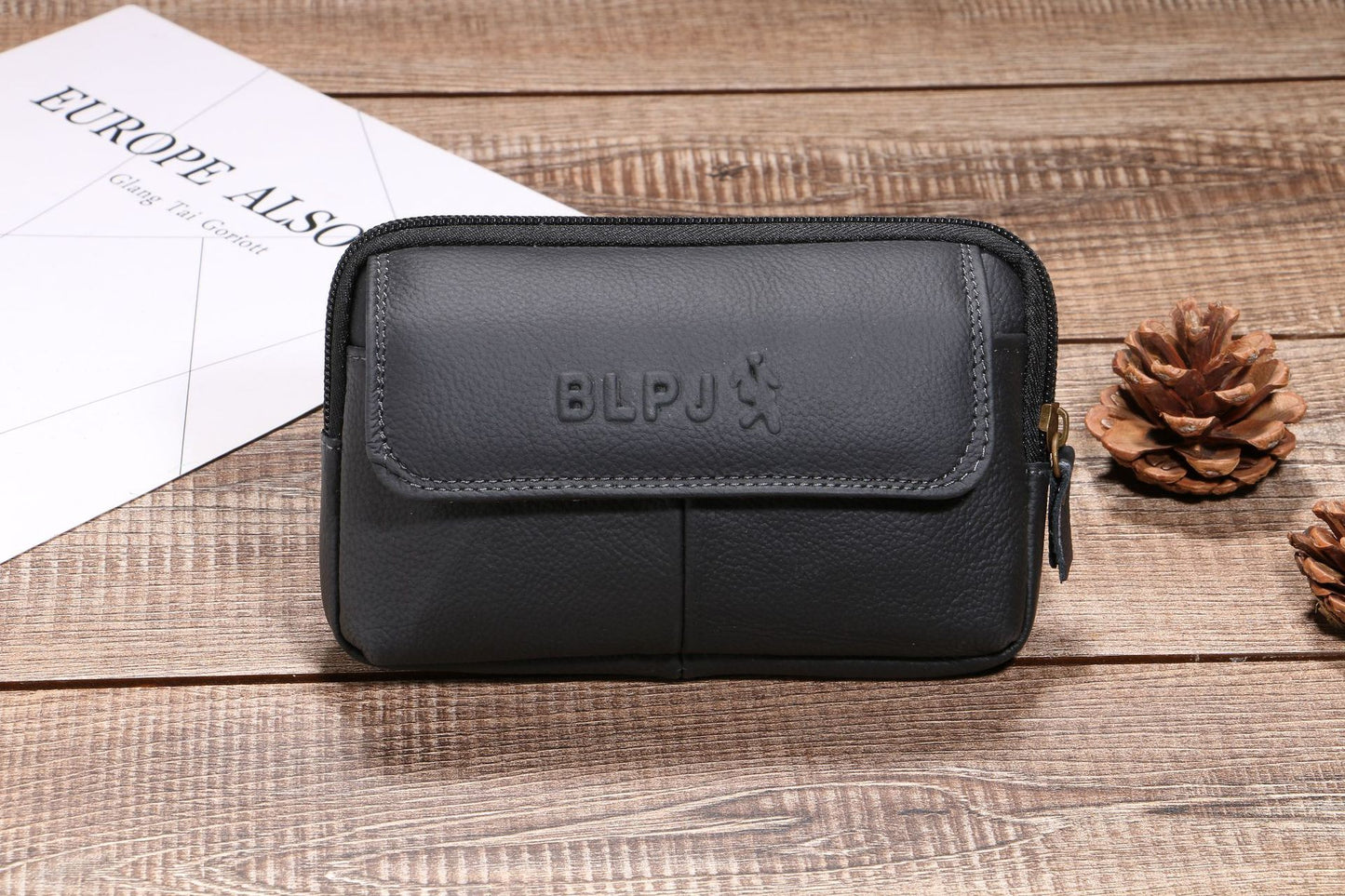 New type of hot selling men's 6 size belt and leather belt multifunction leather handbag handbag