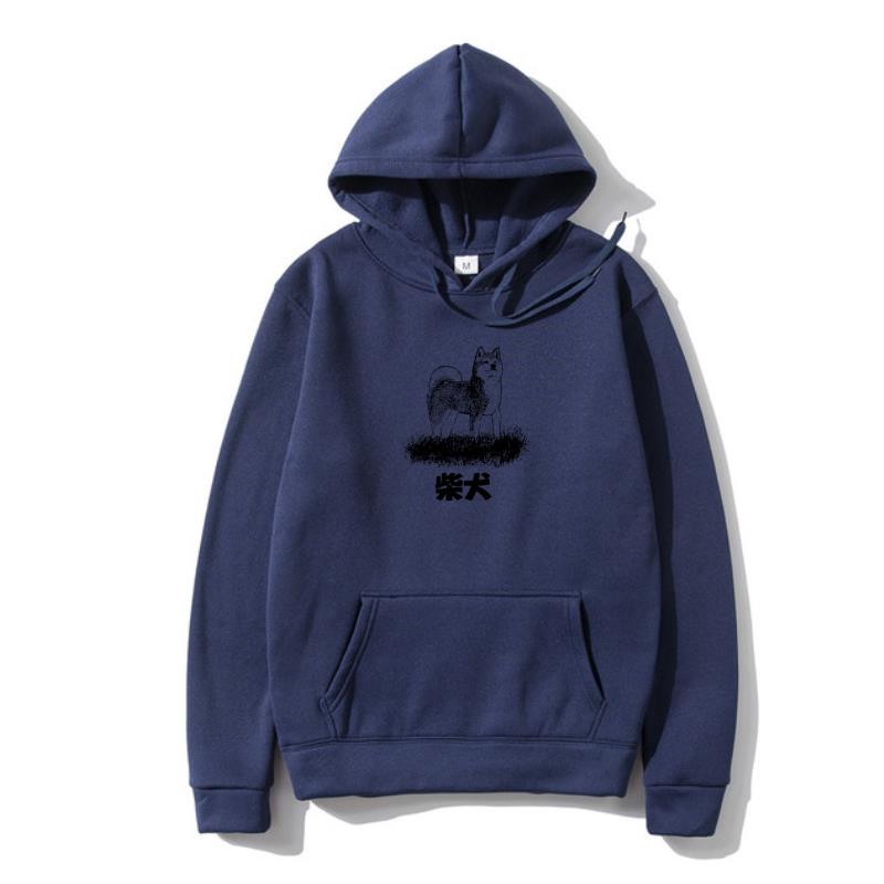 Langærmet sweatshirt til mænd med kængurulomme