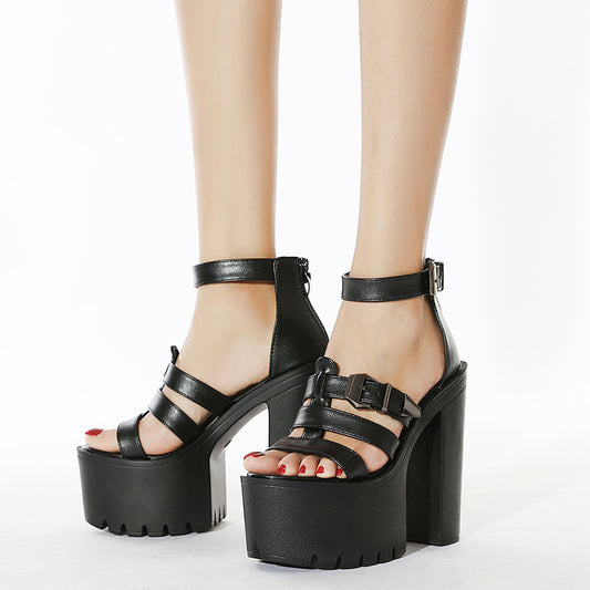 Women's Stylish Personalized High Heel Sandals