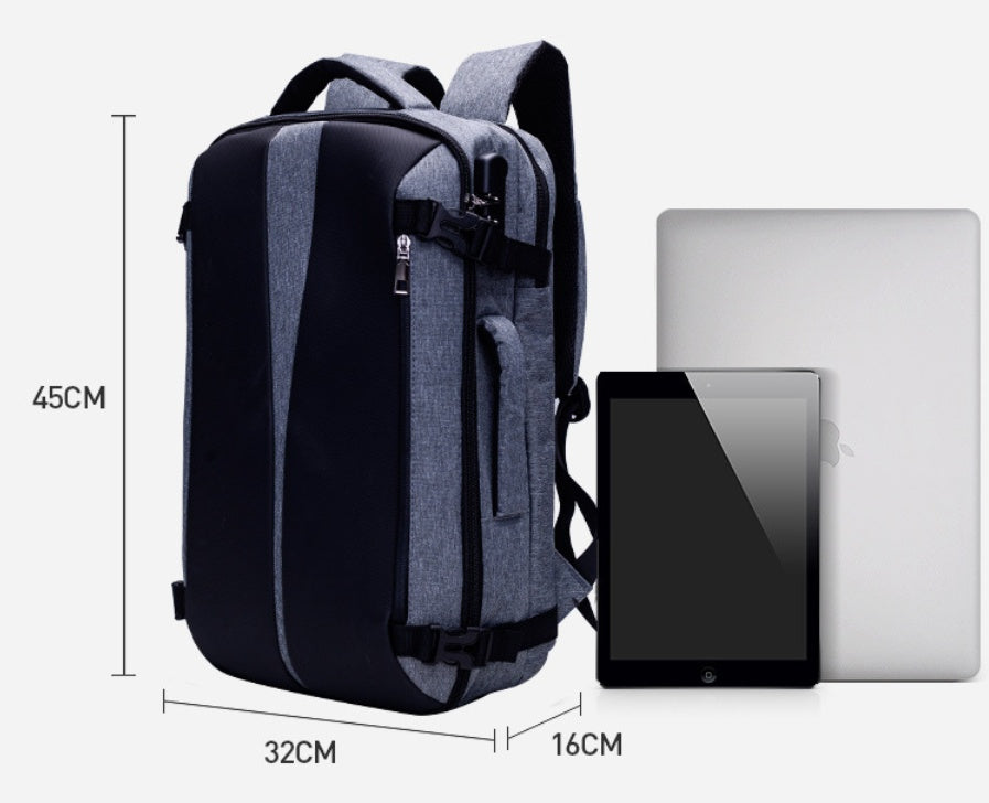 Anti-Theft Convertible USB Charging Backpack