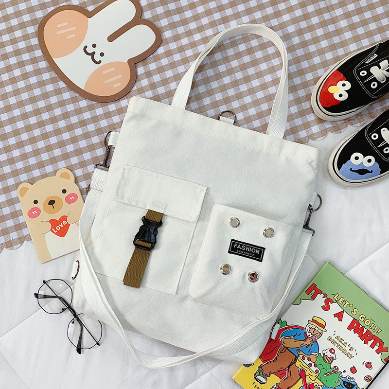 Trendy Cool Girl Student Cute Bear Cartoon Bag