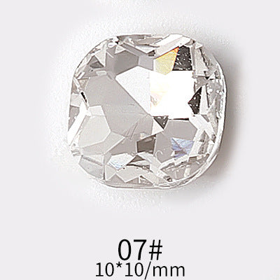 Manicure Diamant Tilbehør Hjerte Vanddråber