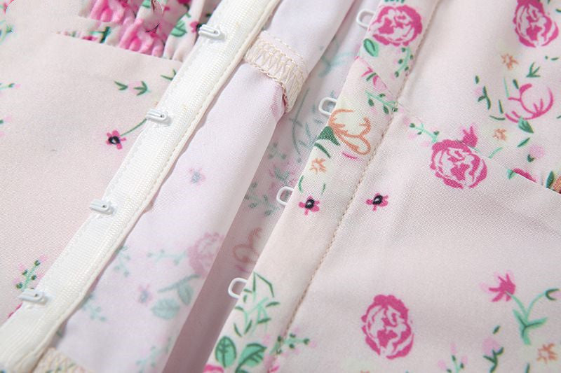 Printed Panel  Navel Suspender Vest