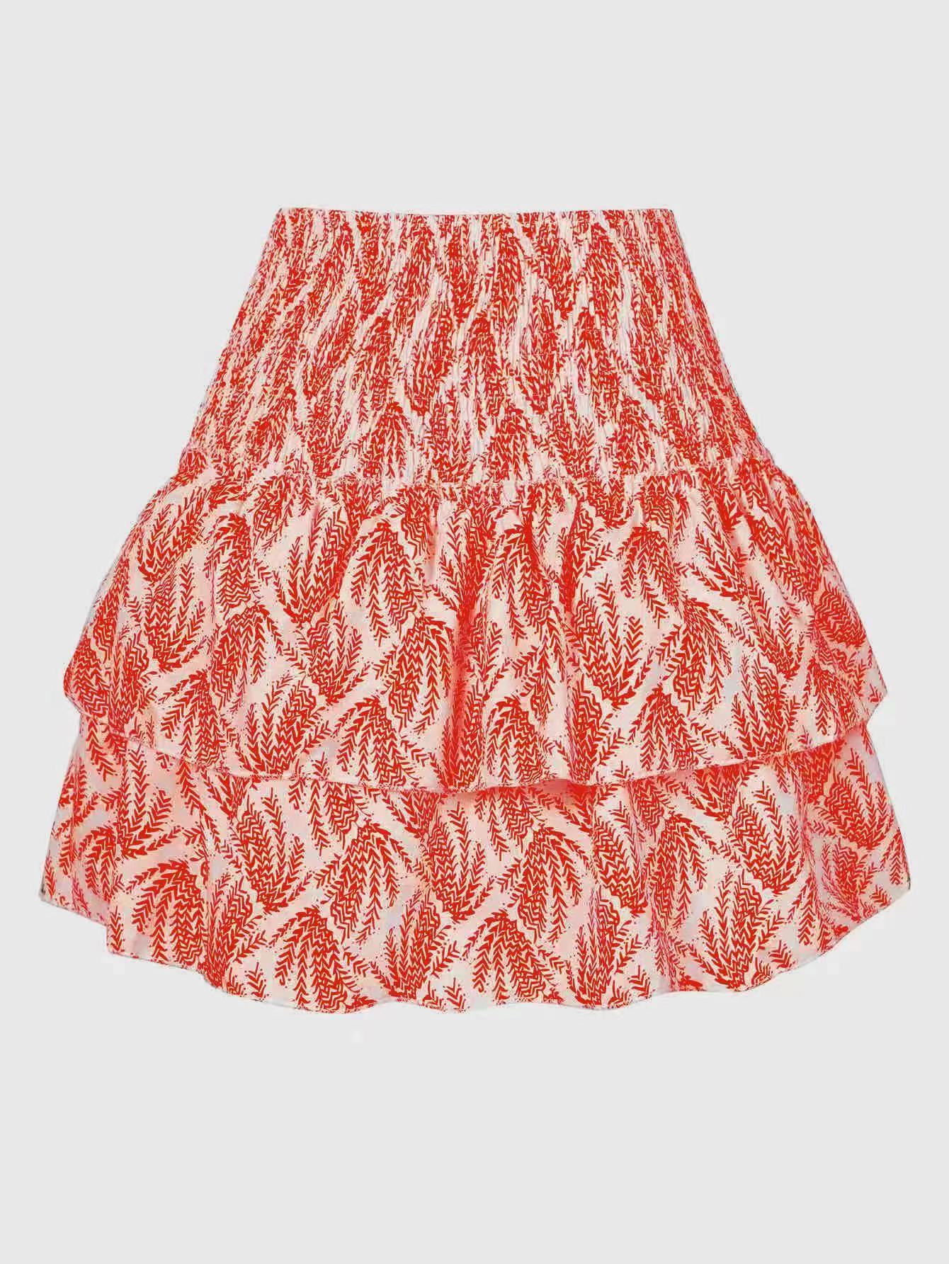 Leisure Versatile Lotus Leaf Women's Skirt