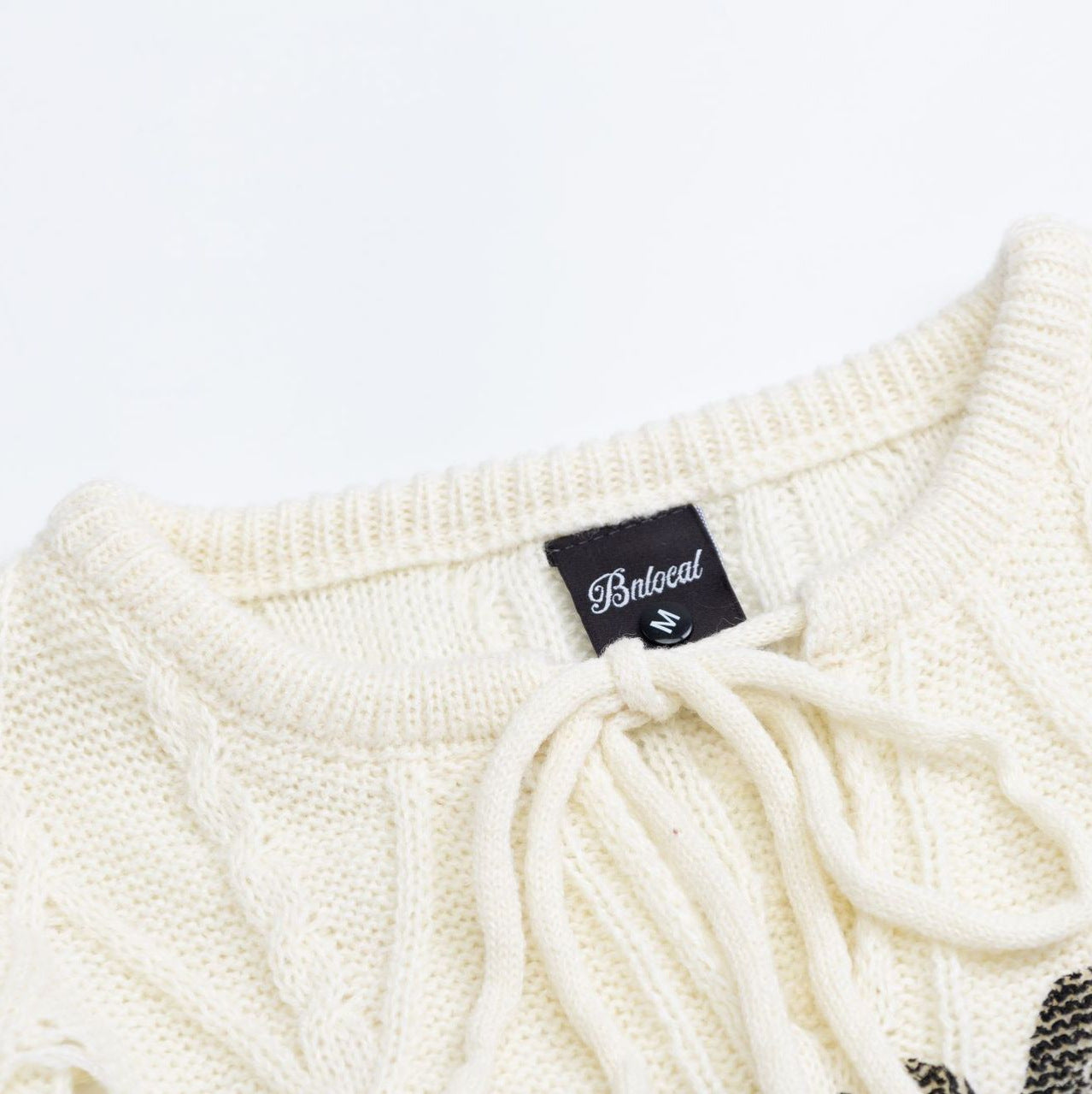 Retro Hot Girl Ripped Design Knitted Pullover Sweater