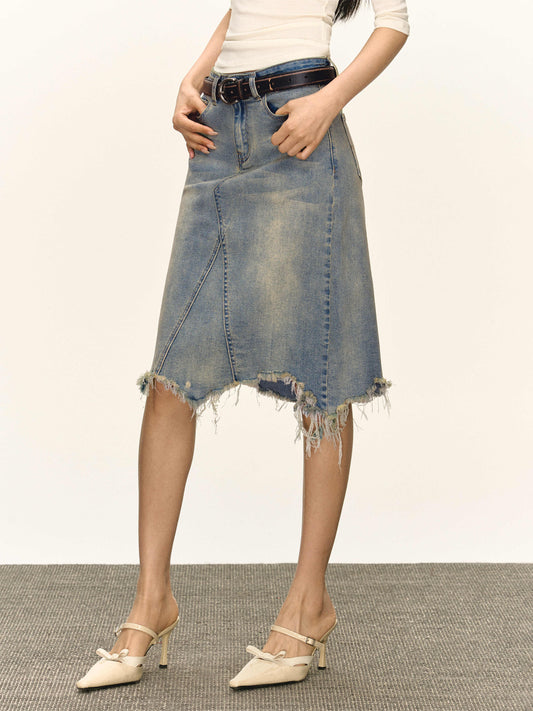 Retro Skirt Women's Bag Hip Short Skirt