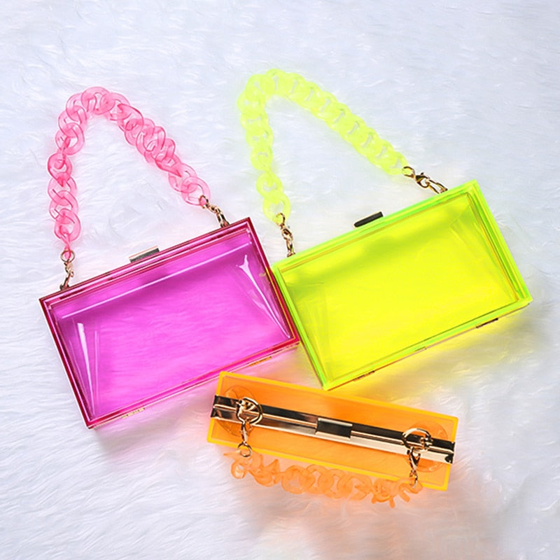 Underarm jelly chain bag
