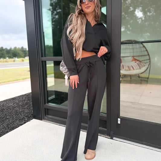 Winter Womens Casual Long-Sleeve Set