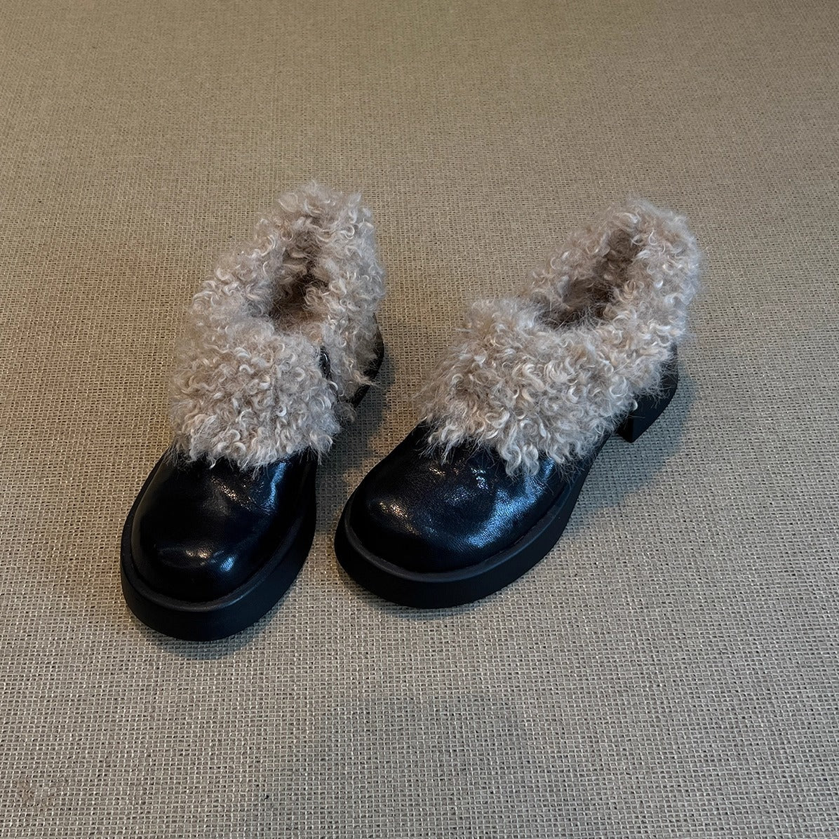Women's French-style Soft And Gentle Thick-soled Shoes