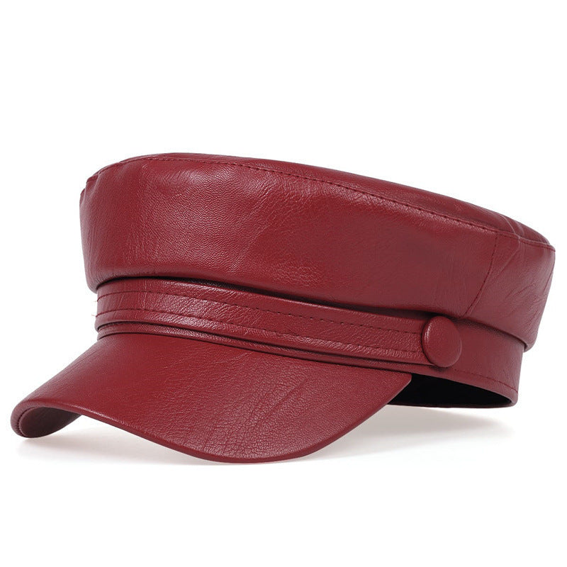 New Peacock Navy Cap European And American Fashion