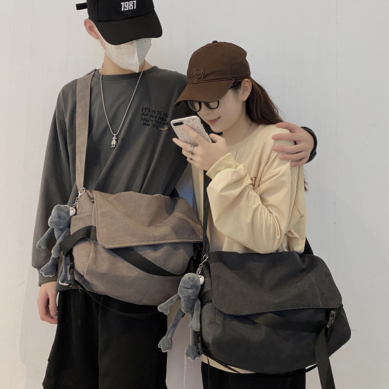 Men's Fashion Simple Large Capacity Casual Shoulder Bag