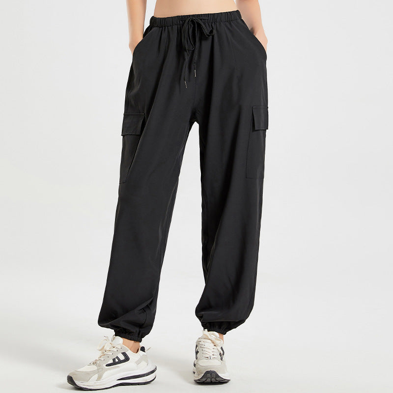 Sport Women's Thin Ankle-tied Sweatpants Running Sports Yoga Pants