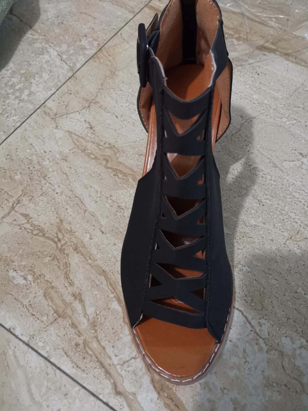 European and American fish mouth sandals