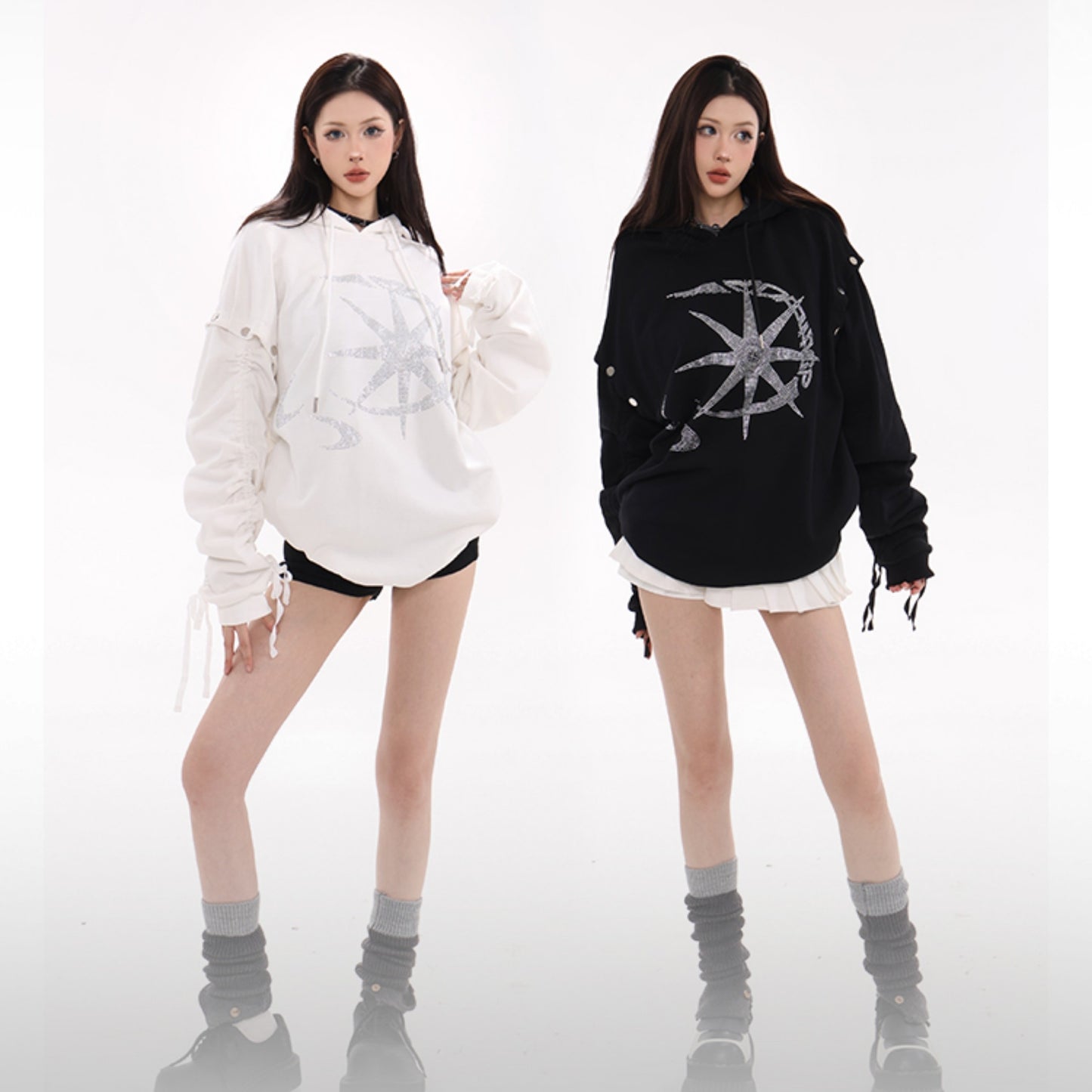 Retro Hoodie Coat Women's Autumn