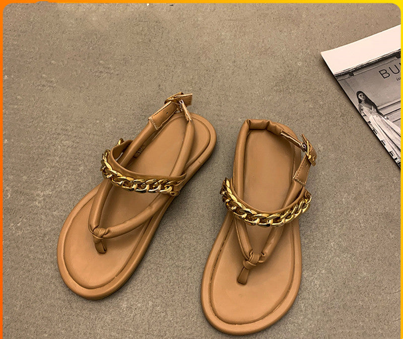 Women's Summer New Style Flat Flip Flops Sandals