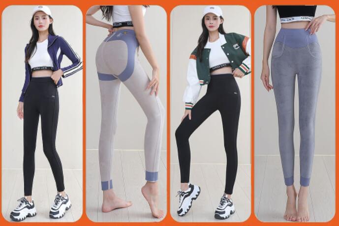 Warm Waffle Rabbit Plush Weight Loss Pants