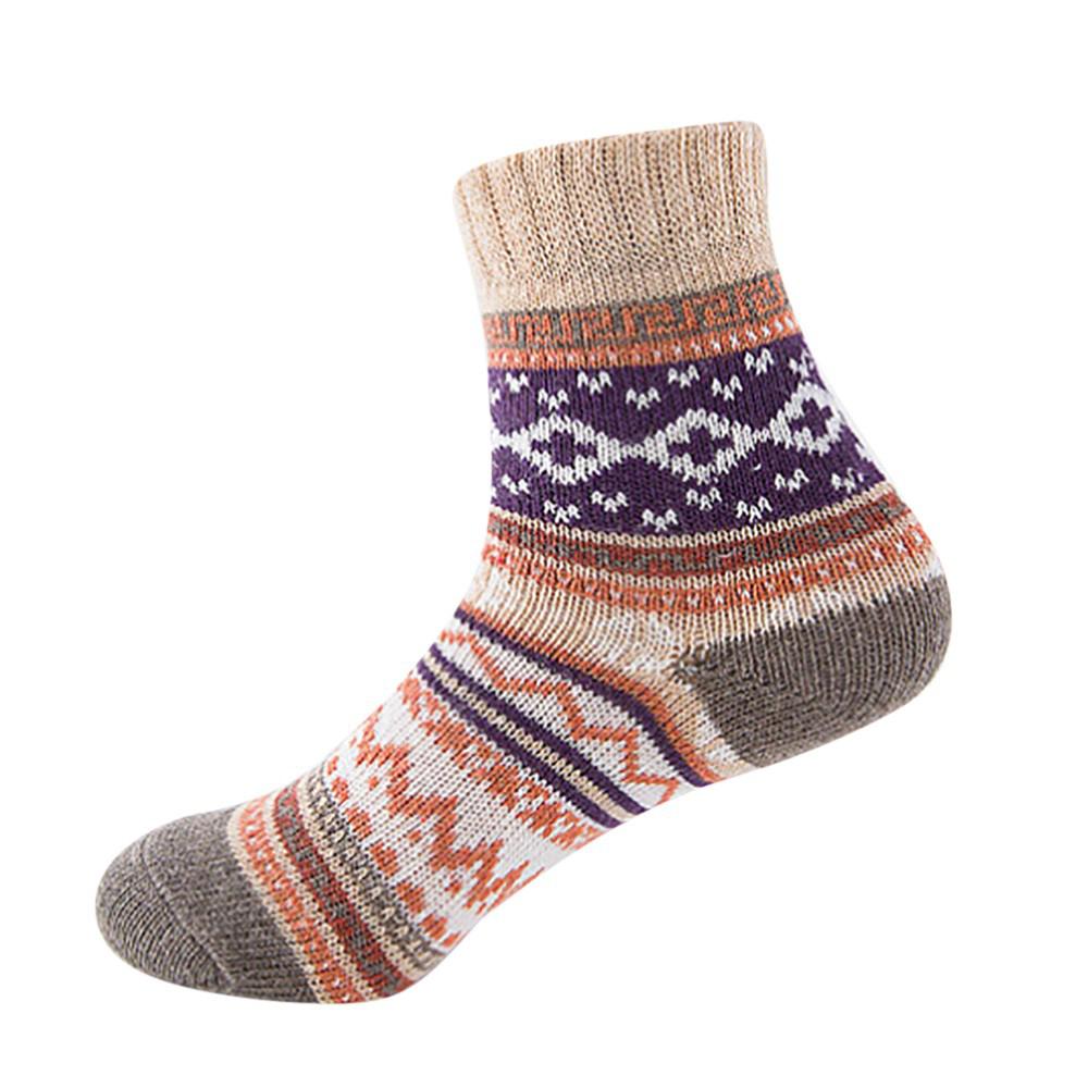 Ethnic wind cashmere socks