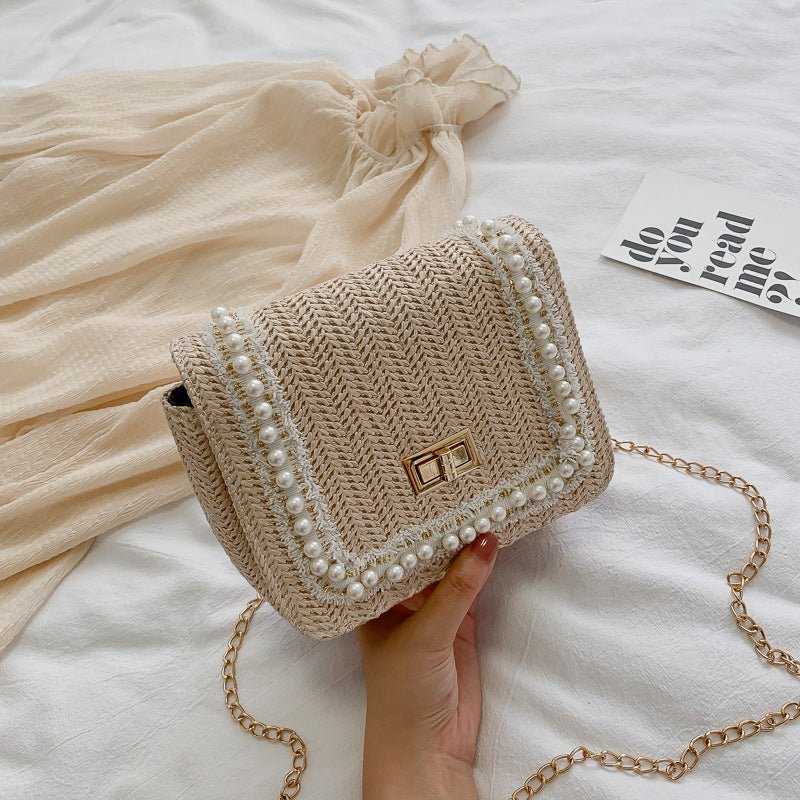 match chain small square bag