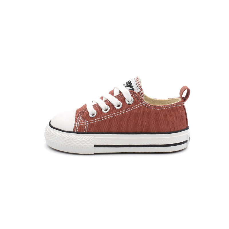 Children's Canvas Soft Sole Solid Color Casual Shoes