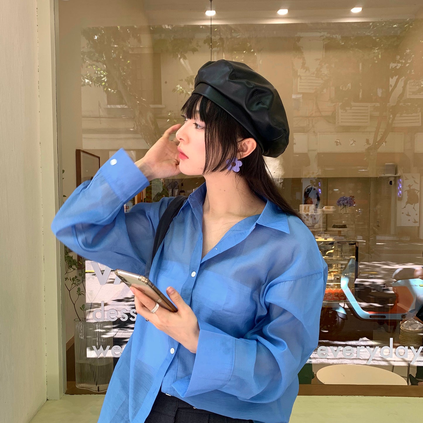 Ins Style Korean Version All Match Newsboy Painter Hat