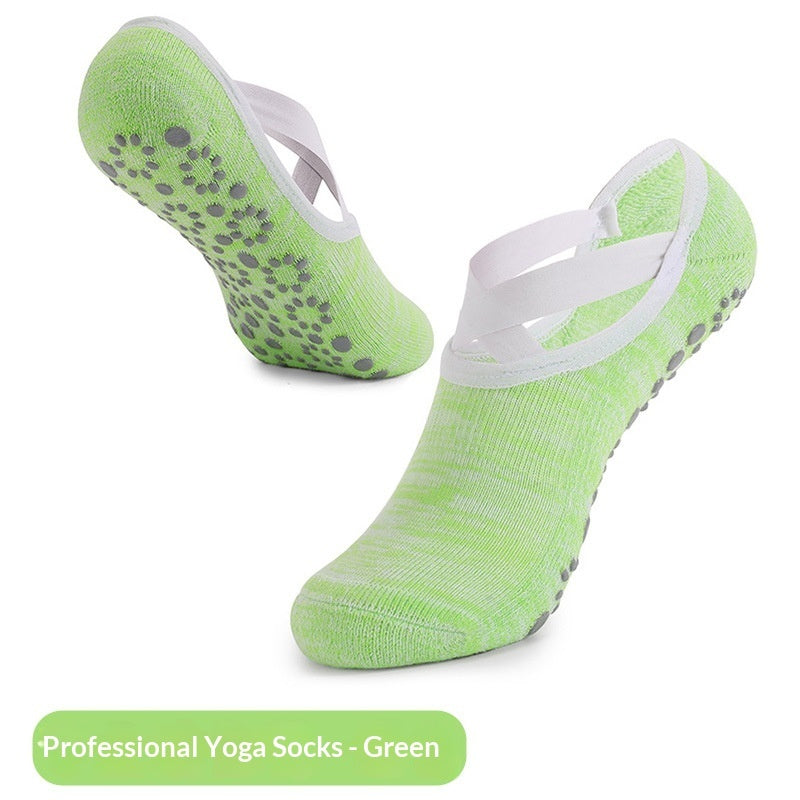 Indoor Fitness Silent Pilates Women's Professional Anti-slip Dance Socks