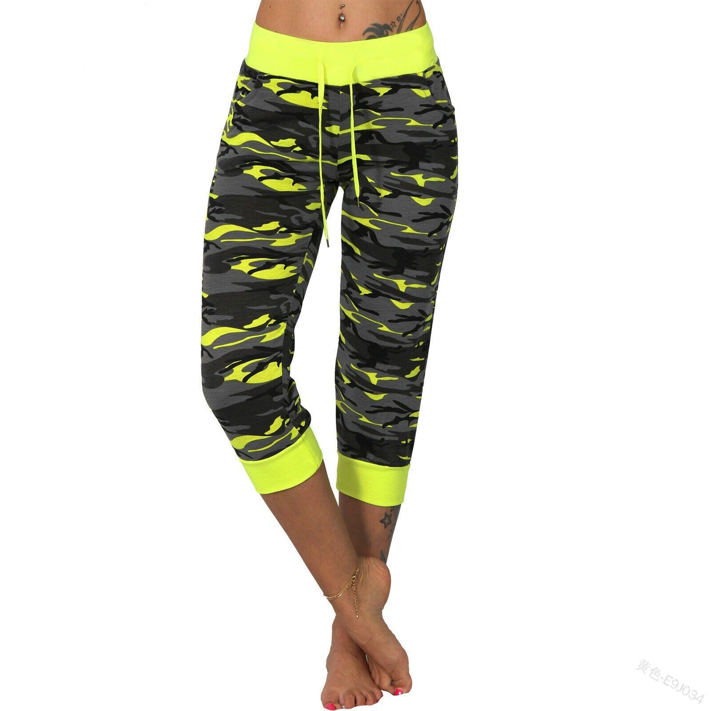 Yoga Camouflage 7 - Minute - Cut Ankle Pants