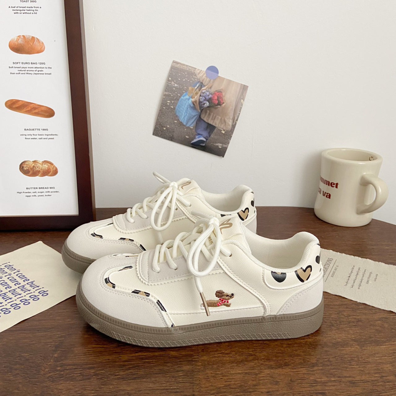 Women's Versatile Casual White Sneakers