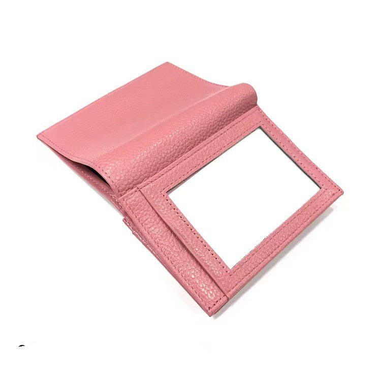 Short Genuine Leather Men's And Women's Wallet Vertical Multi Card
