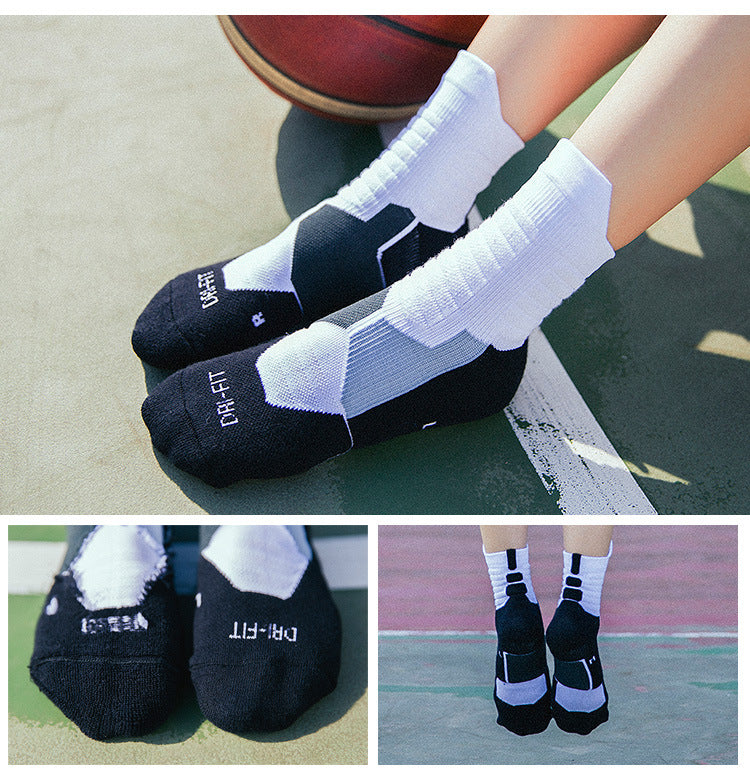 Middle tube basketball socks
